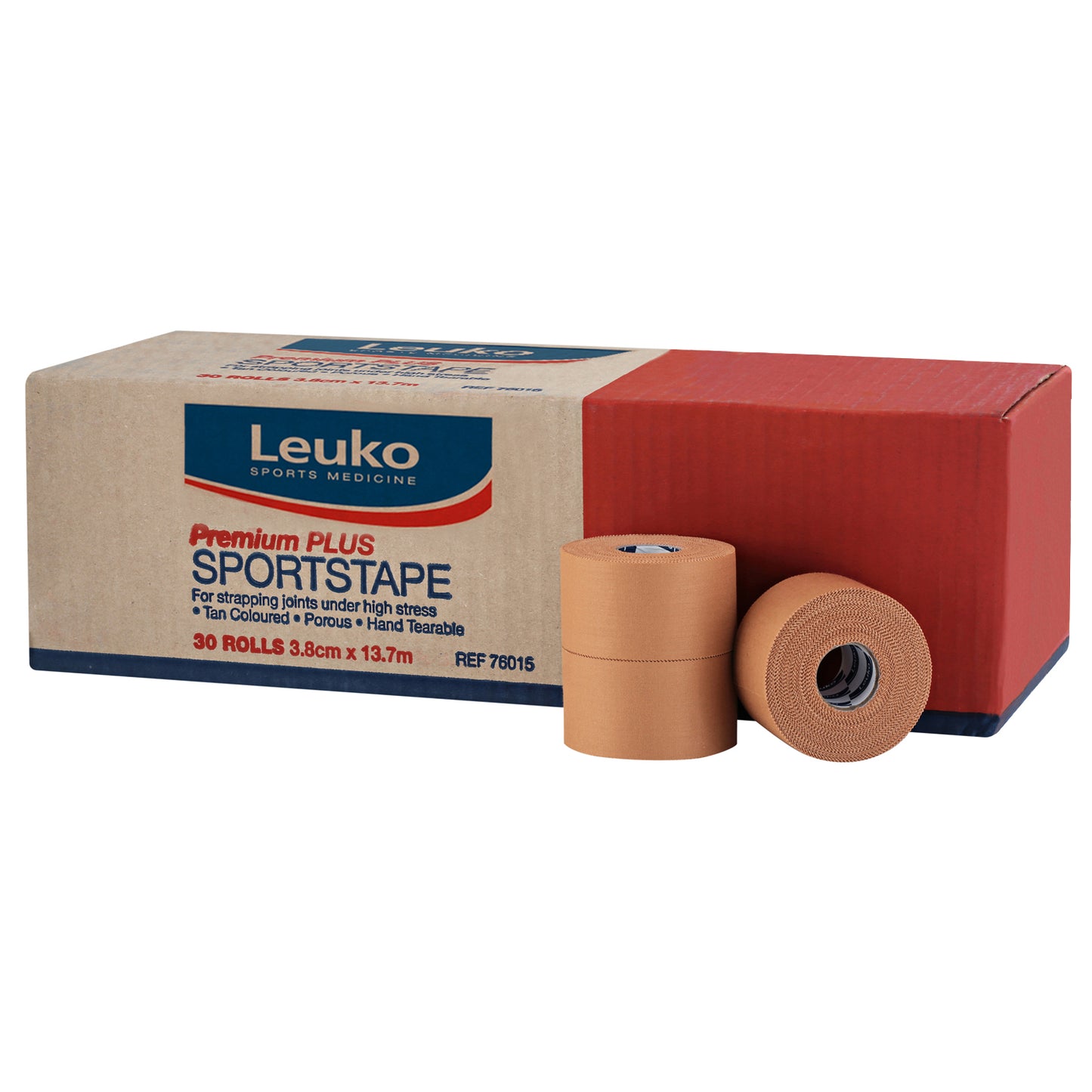 Leuko Premium Plus Rigid Strapping Tape - 3.8cm x 13.7m (30 Rolls)