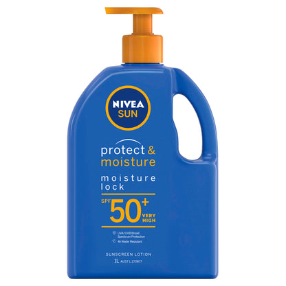 Nivea Sun Lotion Protect and Moisture SPF50+ 1L - MOQ 3