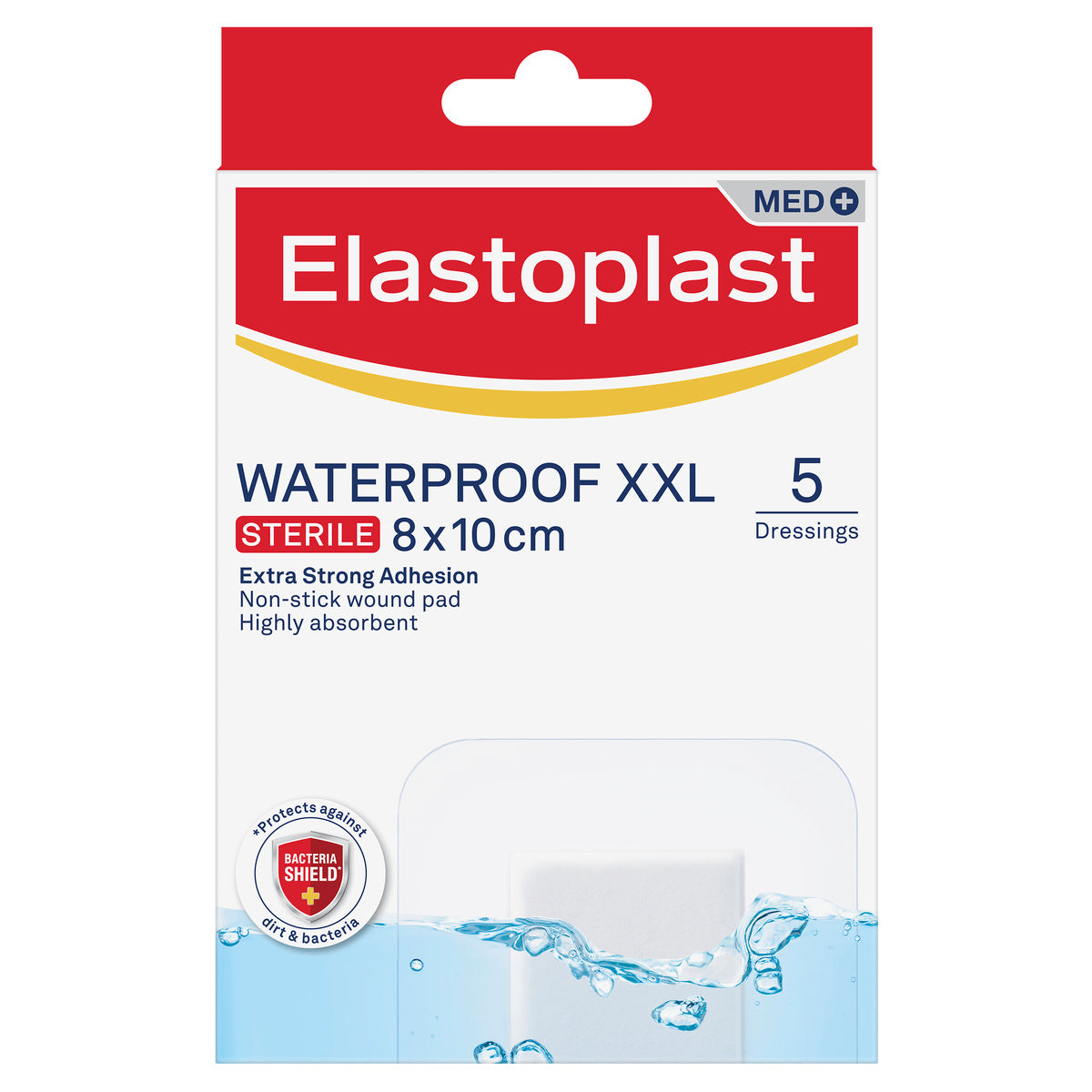 Waterproof XXL Dressing 8 x 10cm (5 Pieces) - MOQ 10